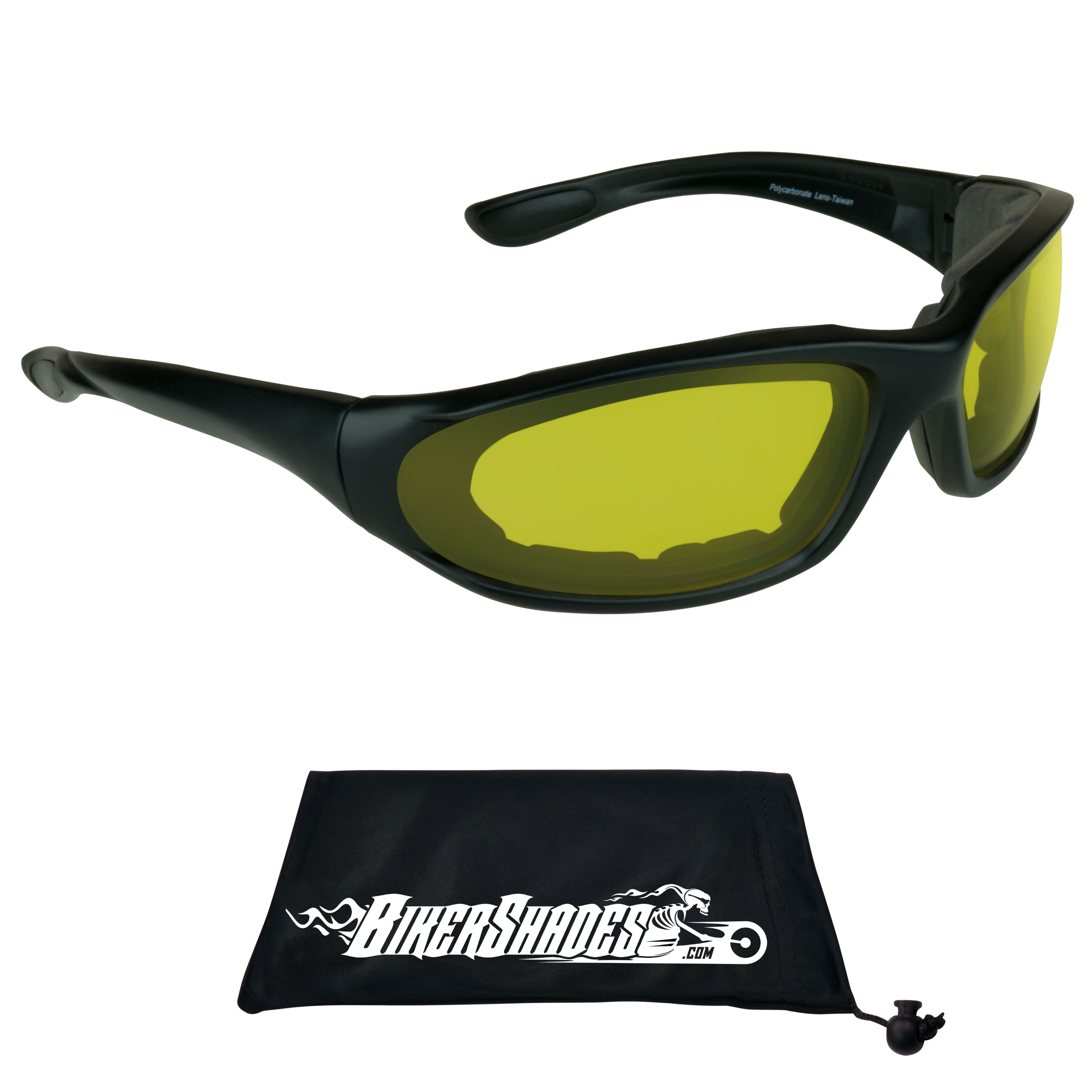 Bikershades Motorcycle Riding Transitional Photochromic Day Night Sunglass Padded Men Women