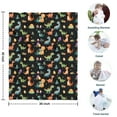 thumbnail image 4 of Colorful Dinosaurs Eggs Pattern Blanket,Comfortable Soft Lamb Wool Throw Blanket,All Season,Warm Lightweight Blankets for Sofa Bed Couch Living Room Chair,30"x40", 4 of 4