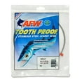 thumbnail image 2 of AFW #5 Tooth Proof Stainless Steel Single Strand Leader Wire, 44 lb Test, Bright, 30 ft, 2 of 4