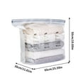 thumbnail image 2 of Vacuum Storage Bags for Clothes Travel No Pump Needed Space Saving Compression Bags for Clothes Quilts Bedding 1-Pack, 2 of 3