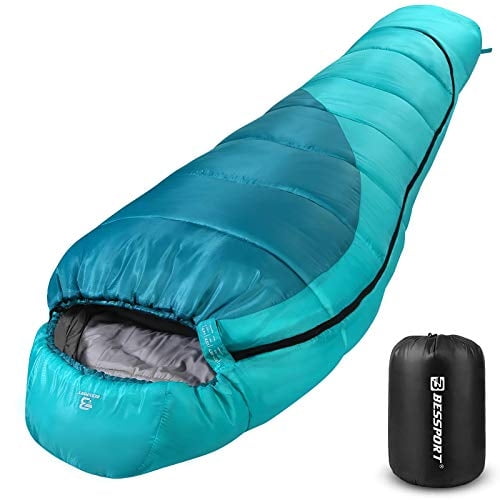 Saco de dormir Bessport Mummy 3-4 Season 15-45 ℉ para adultos