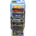 thumbnail image 1 of Hot Wheels Batman, paquete de 5 coches de juguete con temáti, 1 of 1