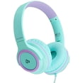thumbnail image 1 of INFURTURE Auriculares para niños con micrófono para niños y niñas, límite de volumen 94 dB, auriculares supraaurales, auriculares con cable para adolescentes, escuela, viajes, compatibles con teléfono, 1 of 5