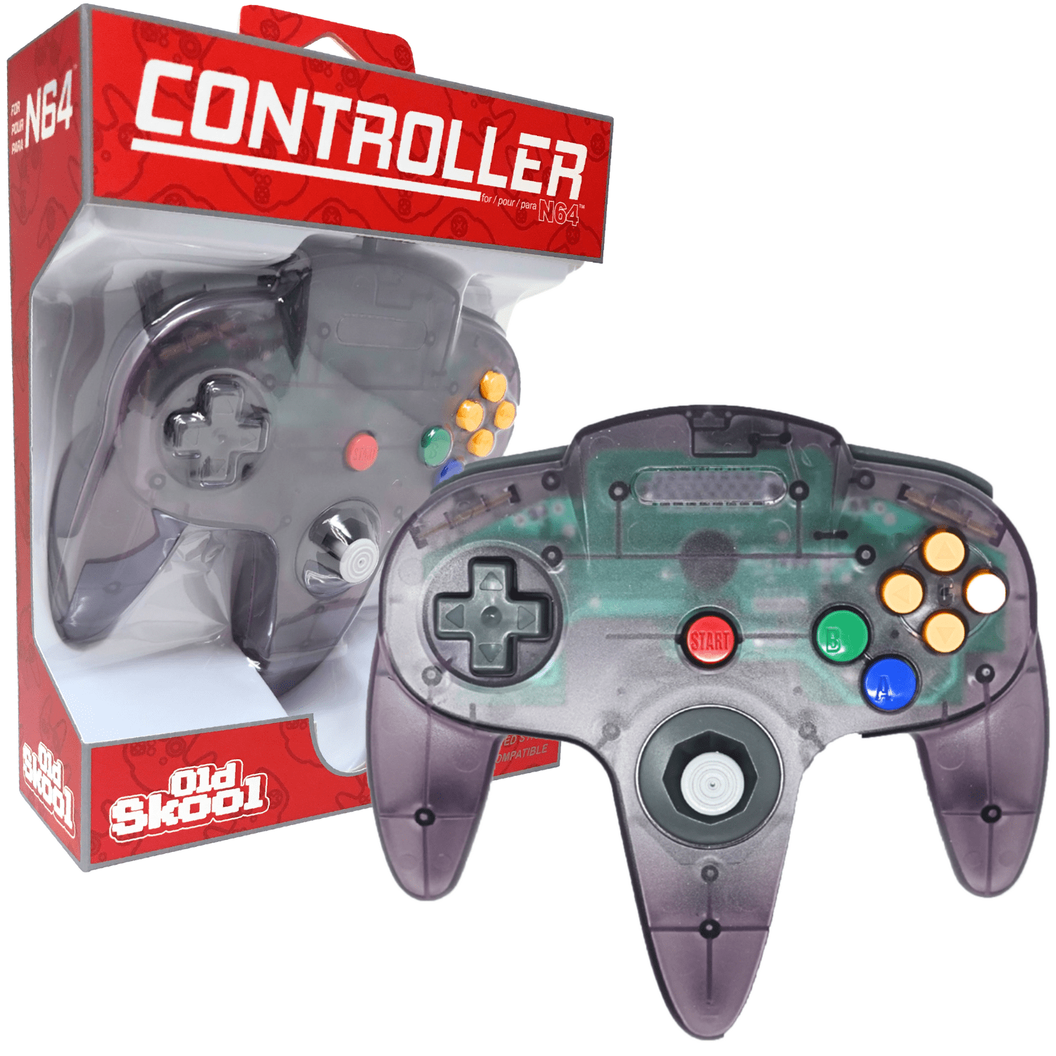 N64 Controller Black Cirka - Walmart.com