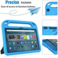 thumbnail image 4 of SUPNICE Kids Case for Fire Max 11 Tablet (13th Generation, 2023 Release), Fire Max 11 Tablet Case, Shockproof Lightweight Hanle Stand Case for All-New Amazon Kindle Fire Max 11 Tablet - Blue, 4 of 6