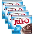 JellO Sugar Free Chocolate Fudge Instant Pudding Mix, 1.4 oz Box (Pack4)