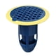 thumbnail image 2 of Cubierta desmontable de desodorante para filtro de ducha de baño, tapón de desagüe de baño de silicona antiolor azul, 2 of 5