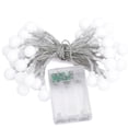 thumbnail image 4 of Lámpara de bola pequeña LED esmerilada, cadena de luces solares para exteriores, lámpara de camping, tienda de campaña, bombilla de bola decorativa, lámpara de bola de dragón blanca pequeña, 4 of 4