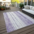 thumbnail image 6 of Addison Rugs Chantille Indoor/Outdoor Transitional Stripes Purple Washable Rectangle Rug, 3' x 5', 6 of 6