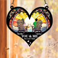 thumbnail image 2 of Adorno atrapasol personalizado para pareja "You & Me We Got This", atrapasol personalizado para colgar en la ventana con retrato para amantes de la acampada, regalo de aniversario de boda, Navidad y c, 2 of 8