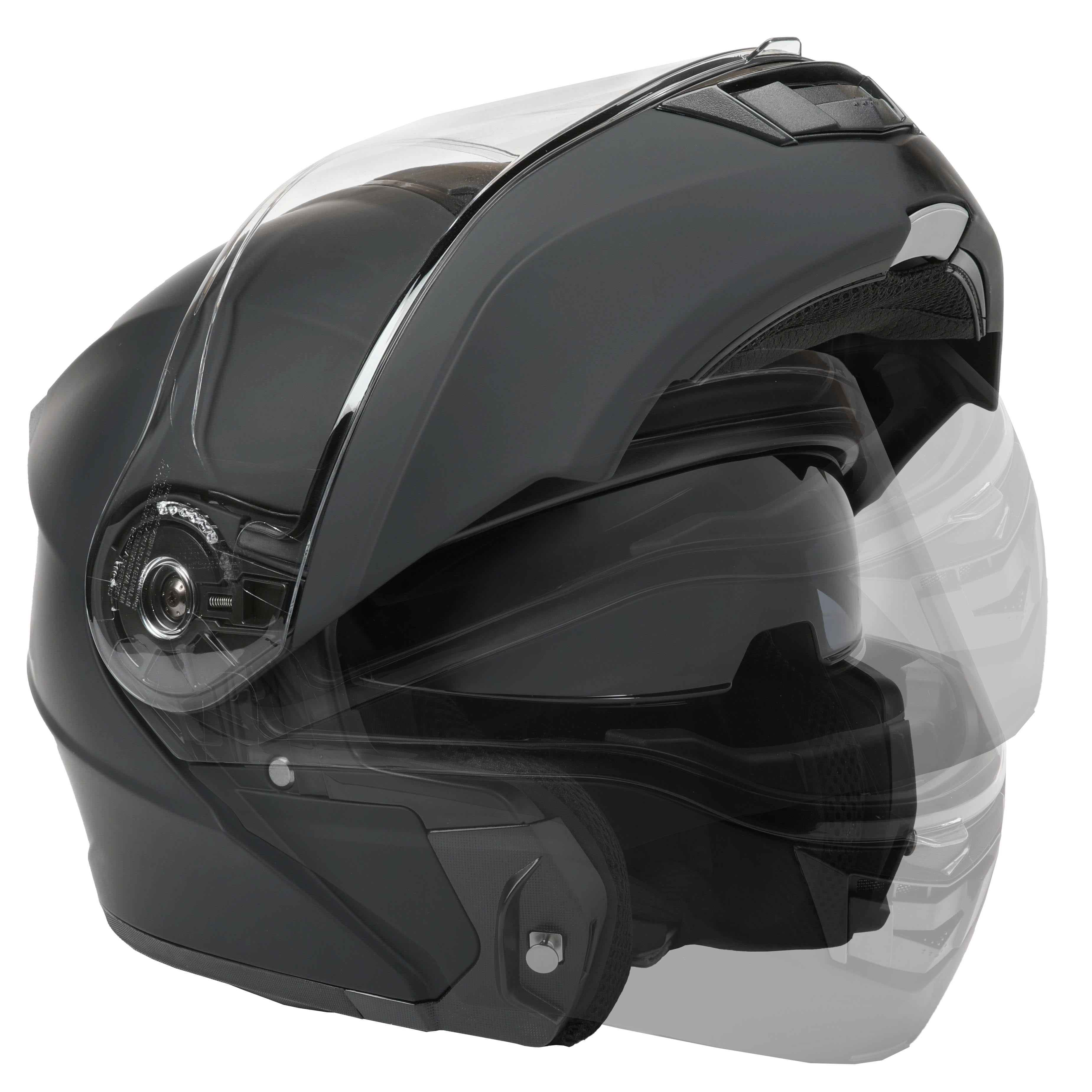 Fuel Helmets ACE Adult Modular Helmet - Large, Black - Walmart.com