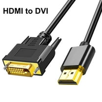 HDMI A to DVI Adapter Cable 6ft, Bi-Directional 1080P HDMI to DVI-D Cable Male to Male, High-Speed Gold-Plated for Raspberry Pi, Roku, X-Box One, PS3/4/5, Graphics Card