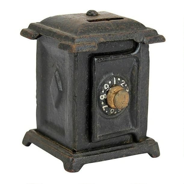 Design Toscano Penny Safe DieCast Iron Mechanical Coin Bank Walmart