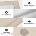 thumbnail image 5 of Beige Pure Color Outdoor Rug 5x7 Ft, Non Slip Washable Area Rug, Aesthetics Contemporary Modern Patio Rugs Carpet Runner, Large Floor Mat for Indoor/Outdoor Deck Porch Camping, 5 of 8