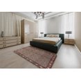 thumbnail image 5 of Ahgly Company Machine Washable Indoor Rectangle Traditional Night Red Area Rugs, 3' x 5', 5 of 7