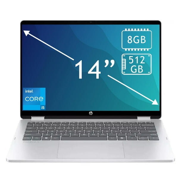 Laptop Hp OmniBook 2 en 1 Touch 2K 14" Core i5 8GB 512GB Plata