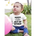thumbnail image 2 of Sorry Sleep Out Of Stock T-Shirt Infant -Smartprints Designs, 18 Months, 2 of 4