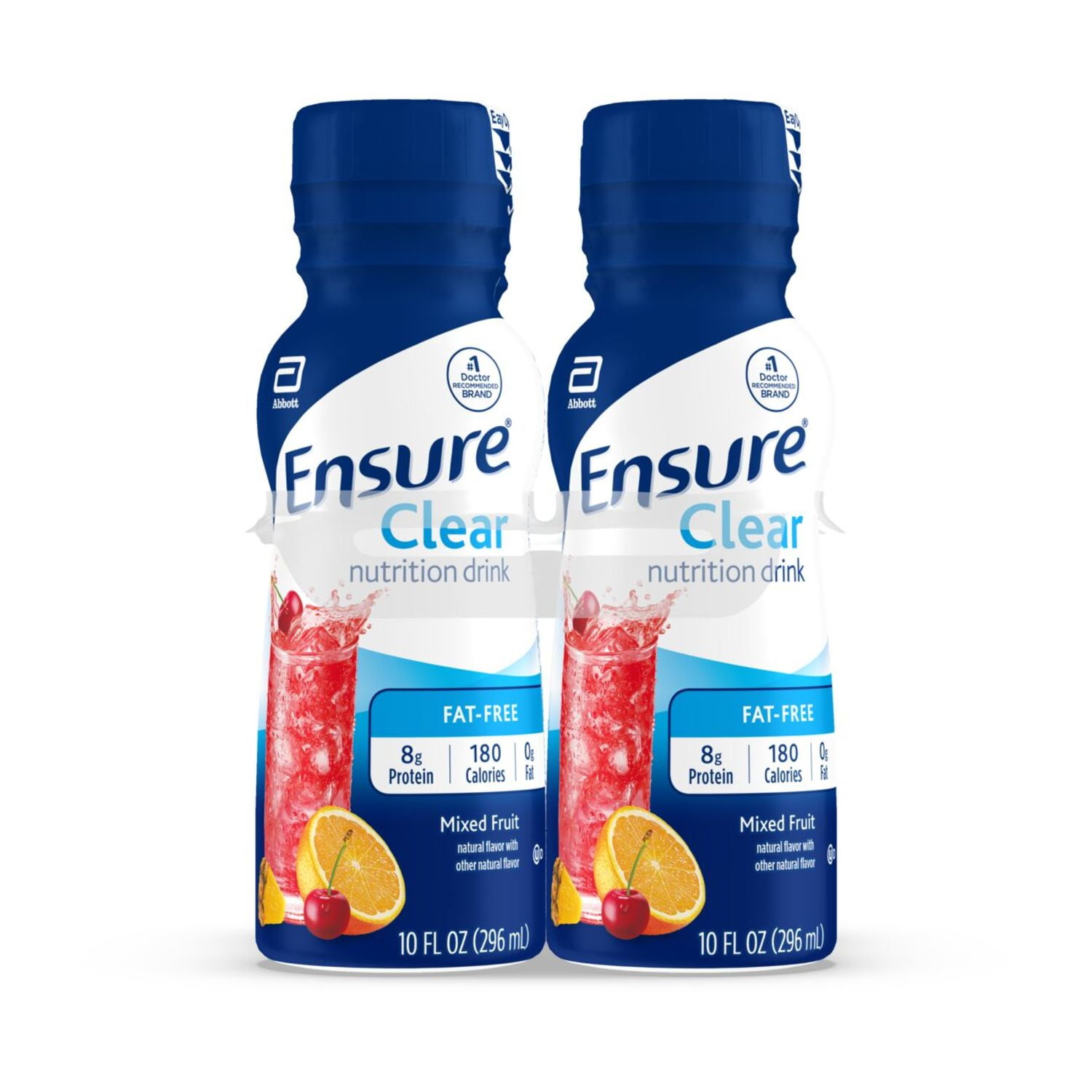 Ensure Clear Nutrition Drink, Fat-Free, Mixed Fruit, 10 fl oz, 4 Pack