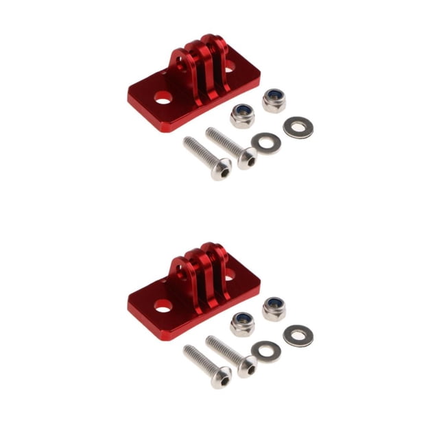 tamizeot Aluminum Alloy Tripod Adapter Mount Base for Hero6/5/4/3 Camera Sleek and Durable Red Style A 2Set