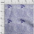 thumbnail image 1 of oneOone Cotton Poplin Twill Bluish Violet Fabric Leopard Animal Skin Sewing Craft Projects Fabric Prints By Yard 56 Inch Wide, 1 of 2