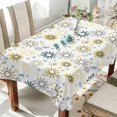 thumbnail image 5 of Coolnut Floral Seamless Pattern Fabric Square Tablecloth - Waterproof and Wrinkle-Resistant Table Cloth 54x54 Inch Table Cover for Indoor & Outdoor Dining House Decor, 5 of 7