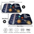 thumbnail image 3 of Fotbe Solar System Car Windshield Sunshade | Sun Visor Protector Front Window Shade, Keeps Out UV Rays, Keeps Your Vehicle Cool-, 3 of 7