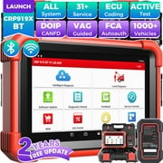 LAUNCH X431 CRP919X BT Wireless Car Diagnostic Scan Tool All System Diagnoses with DBScar VII, ECU Coding 31+ Services CANFD DoIP, IMMO 2 Years Free Update