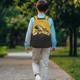 thumbnail image 4 of POLERO Construction Vehicles Print Adjustable Shoulder Strap Backpack for Travel School, Padded Straps Adjustable Strap Polyester Bag, 4 of 10