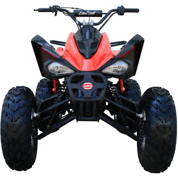 Coolster 3200S, Sports Style, Full sized ATV, Alloy Rims, Automatic with reverse, Wider front end, Front and rear brakes, Electric Start