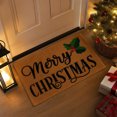 thumbnail image 4 of Christmas Doormat Outdoor Decor, Merry Christmas Welcome Door Mats, 29.53x17.72inch, Vintage Xmas Entrance Door Rug for Indoor Home Bathroom Decor, 4 of 6