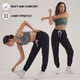 thumbnail image 6 of SOMER Women's Workout Sweatpants Jogger Lounge Pants with Pockets Light Weight Loose Comfy Casual Pajama Pants, 6 of 11