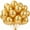 Chrome Gold, variant on KIRIKOU 12 Inch 50 Pack Silver Balloons Chrome Metallic for Birthday Wedding Baby Shower Graduation Christmas Party Decoration (Silver)