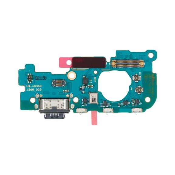 Eutoping charging port board For Samsung Galaxy A33 5G A336 Connector Charger Board Flex Cable Assembly Replacement
