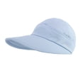 thumbnail image 1 of Sombrero de visera ancha para mujer - Gorra de playa ajustable y plegable para actividades al aire libre, viajes y senderismo, 1 of 2