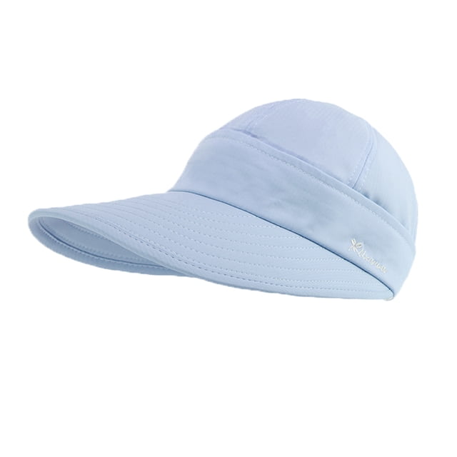 Sombrero de visera ancha para mujer - Gorra de playa ajustable y plegable para actividades al aire libre, viajes y senderismo