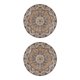 thumbnail image 4 of Inteprter Cojín asequible para sala de estar alfombra fácil de limpiar y multifuncional alfombras de poliéster hechas a mano para sala de MOS-05 40cm 2Conjunto, 4 of 6