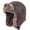 Medium, variant on Cold Weather Winter Gear Russian Ushanka Cossack Trooper Hat Trapper Hunter Headwear Pilot Aviator Cap (R, Brown, L)