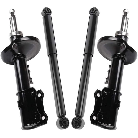 CCIYU 4 x Front Rear Struts Shock Absorbers Fit for 2006 2007 2008 2009 2010 2011 2012 2013 for Suzuki Grand Vitara 343435 37308 334464 72423 334465 72424