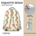 thumbnail image 5 of Ice Cream Backpack for High School Students - Durable & Fashionable, Multiple Compartments, Great for Books & Laptop, 5 of 6