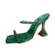 thumbnail image 2 of Copa de vino de cabeza cuadrada de diamantes de imitación sexy informal para mujer con sandalias de pantuflas de una línea, 2 of 3