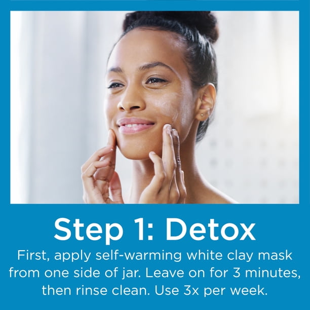 Differin Detox + Soothe 2-Step Overnight Treatment Clay Face Mask