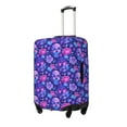 thumbnail image 2 of Picia blue Skull purple flower1 Luggage Protector Cover Thicken Suitcase Protector Cover Fit 18-32 Inch Luggage-X-Large, 2 of 9