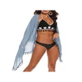 thumbnail image 4 of Jupe Sortie de Plage à Franges pour Femmes, Cache-Maillot Bikini Enveloppant, 4 of 4