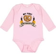 thumbnail image 3 of Inktastic My First Oktoberfest with Pretzel and Banner Boys or Girls Long Sleeve Baby Bodysuit, 3 of 5