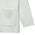 thumbnail image 5 of Infant & Toddler Boys Oatmeal Heather Striped Sweater With Pocket, 5 of 8