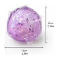 thumbnail image 4 of Squishy Transparent Sequins Stress Relief Ball, Multicolor Glitter Jelly Squeeze Toy, Fun Sensory Decompression Toy for Boys Girls and Adult Collectors, 4 of 9