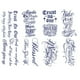 thumbnail image 1 of Juego Pegatinas Tatuaje Jugo Hierbas Al 8 Uds. para Pierna Espalda Muslo Brazo, 1 of 9