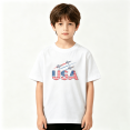 thumbnail image 2 of USA Jet Fighter Jets 4th July Boys Graphic Tee, Patriotic 100% Cotton Kids Short Sleeve T-Shirt 4-13Y, 2 of 5
