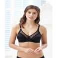 thumbnail image 1 of Royce Womens Charlotte Soft Cup Nursing Bra Black 32DD, 1 of 4