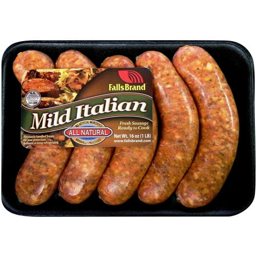 Falls Brand All Natural Pork Mild Italian Dinner Sausage ...